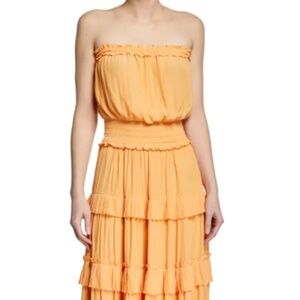 Ramy Brook Natalie Strapless Midi Dress NWT